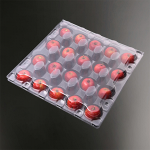 Przezroczyste plastikowe plastikowe pudełko owocowe CLAMSHell