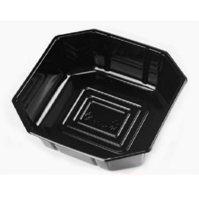 Brak głębokiej tacki 155*145*50 mm Hgf-01b przezroczysty/czarny